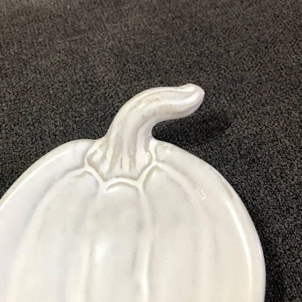 Pottery Barn Pumpkin Stoneware Platter